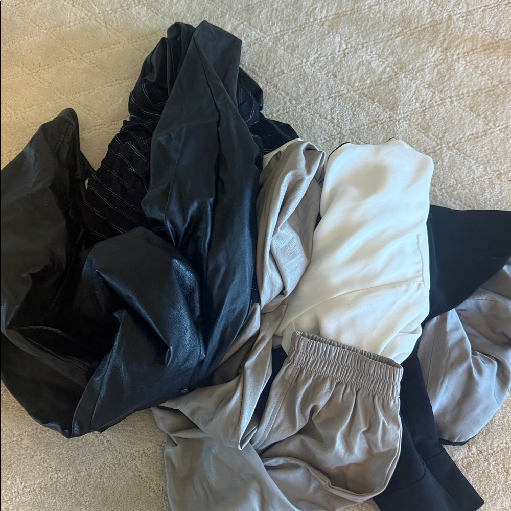 Set of Leather Pants & Clothes